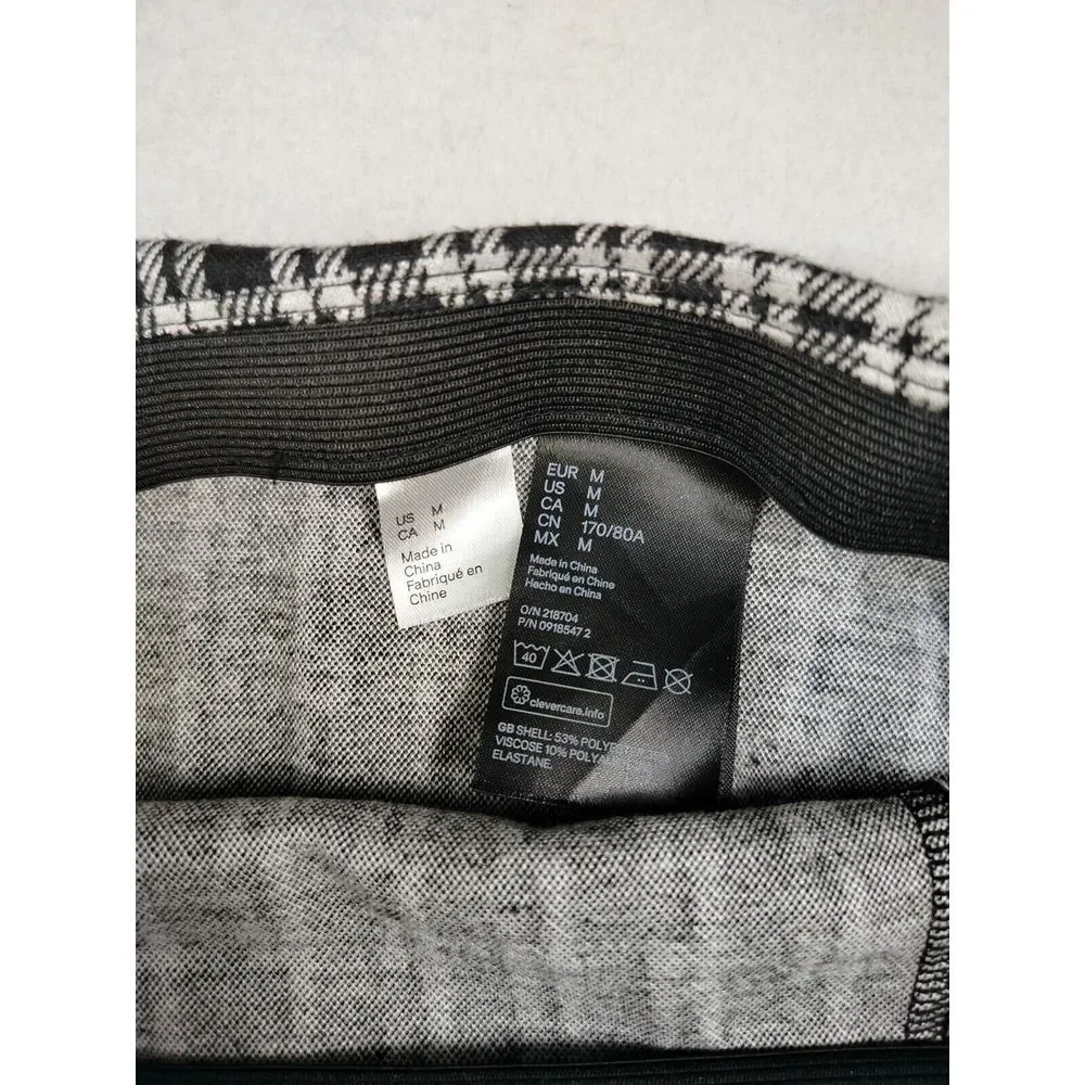 Divided By H&M Skirt Woman's Medium‎ Black Checkered Punk Rock Grunge Y2K Rocker